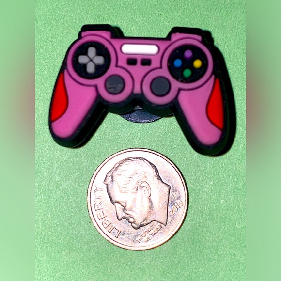 Other - (10 for $15) Pink Game controller Gamer Crocs Shoe Charms